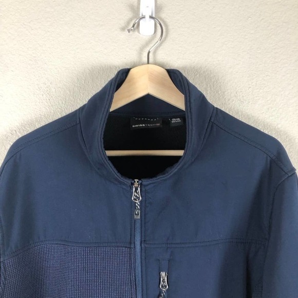 SWISS Tech Jacket Blue Classic Utility Gorpcore Outdoor Size X Large - Picture 3 of 13